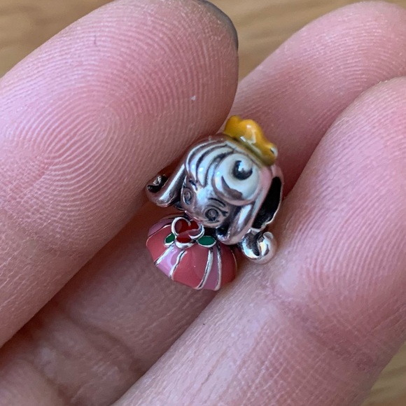 NWOT Princess Aurora Sleeping Beauty Charm Sterling Silver 925 - Picture 4 of 10